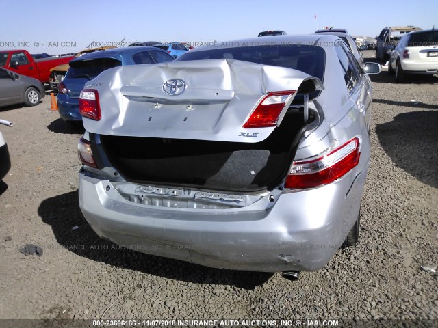 4T1BE46K49U403359 - 2009 TOYOTA CAMRY SE/LE/XLE SILVER photo 6