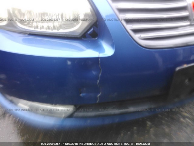 1G8AL55FX6Z104256 - 2006 SATURN ION LEVEL 3 BLUE photo 6