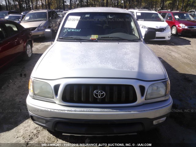 5TEHN72N83Z300640 - 2003 TOYOTA TACOMA DOUBLE CAB 银色 照片 6