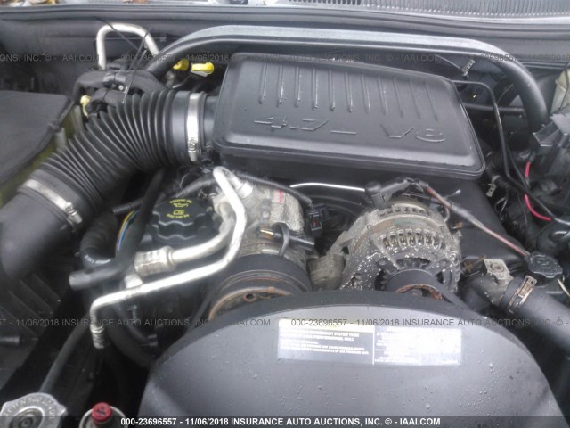 1J8HG48N36C229522 - 2006 JEEP COMMANDER BLUE photo 10