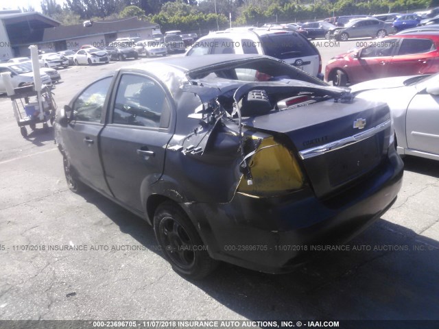 KL1TD56E59B347768 - 2009 CHEVROLET AVEO LS/LT Qara foto 3