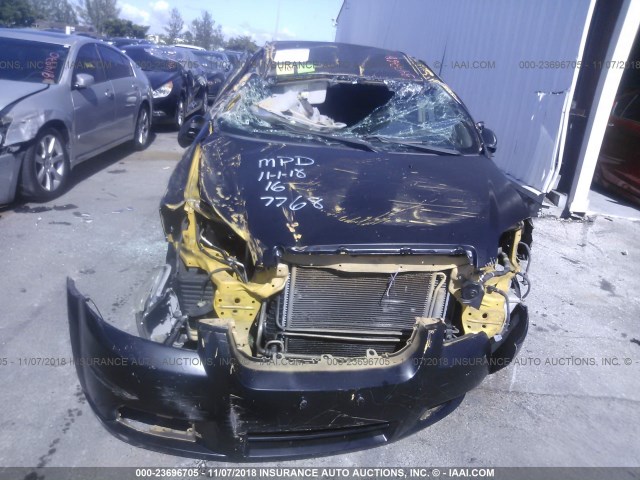 KL1TD56E59B347768 - 2009 CHEVROLET AVEO LS/LT Qara foto 6