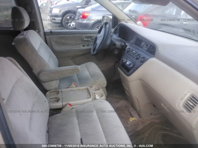 2HKRL18661H540423 - 2001 HONDA ODYSSEY EX GOLD photo 5