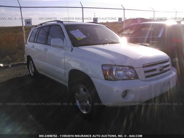 JTEGP21A570138510 - 2007 TOYOTA HIGHLANDER SPORT WHITE photo 1