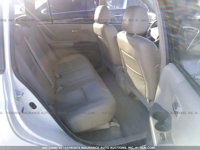 JTEGP21A570138510 - 2007 TOYOTA HIGHLANDER SPORT WHITE photo 8