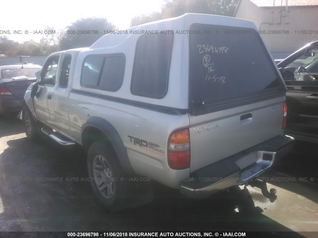 5TESN92NX4Z405974 - 2004 TOYOTA TACOMA XTRACAB PRERUNNER 银色 照片 3