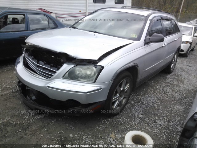 2C8GF68435R650282 - 2005 CHRYSLER PACIFICA TOURING SILVER photo 2