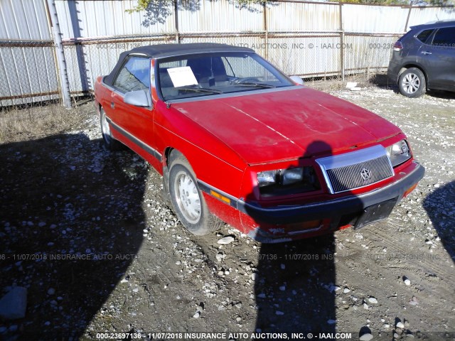 1C3XJ45E7JG419368 - 1988 CHRYSLER LEBARON RED photo 6