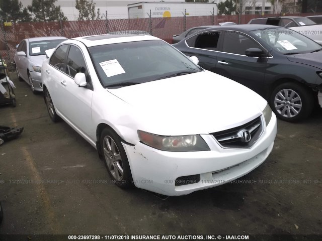 JH4CL96875C013662 - 2005 ACURA TSX WHITE photo 1