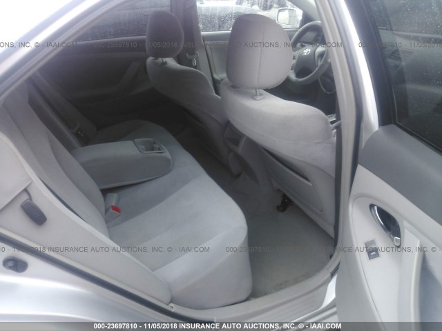 4T4BF3EK9BR179042 - 2011 TOYOTA CAMRY SE/LE/XLE SILVER photo 8