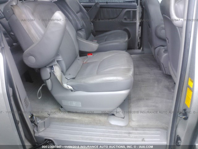 5TDZA22C65S360322 - 2005 TOYOTA SIENNA XLE/XLE LIMITED SILVER photo 8