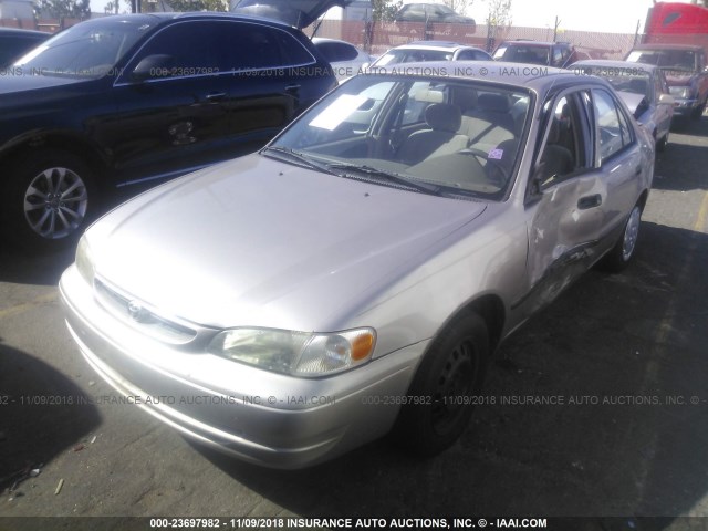 1NXBR12E0YZ307312 - 2000 TOYOTA COROLLA VE/CE/LE 棕色 照片 2