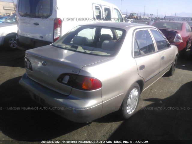 1NXBR12E0YZ307312 - 2000 TOYOTA COROLLA VE/CE/LE 棕色 照片 4