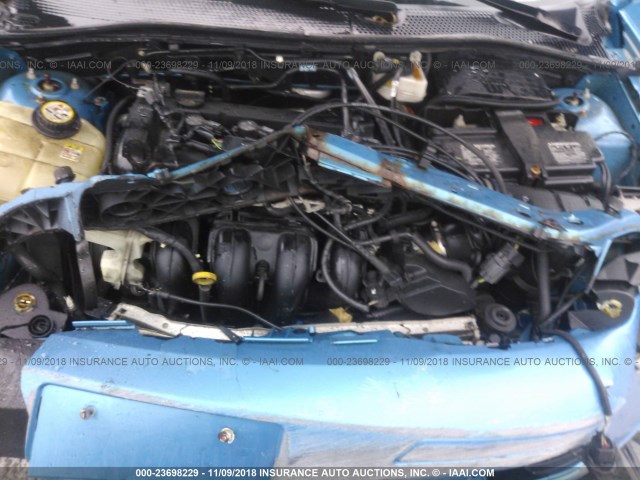 1FAHP34NX7W170742 - 2007 FORD FOCUS ZX4/S/SE/SES ლურჯი ფოტო 10