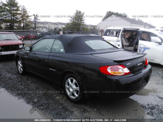 2T1FF28P72C575632 - 2002 TOYOTA CAMRY SOLARA SE/SLE შავი ფოტო 3