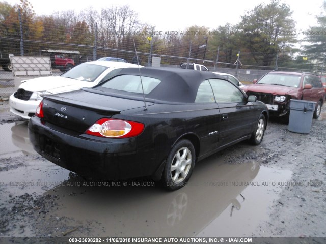 2T1FF28P72C575632 - 2002 TOYOTA CAMRY SOLARA SE/SLE შავი ფოტო 4