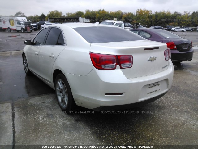 1G11D5RRXDF112758 - 2013 CHEVROLET MALIBU 1LT WHITE photo 3