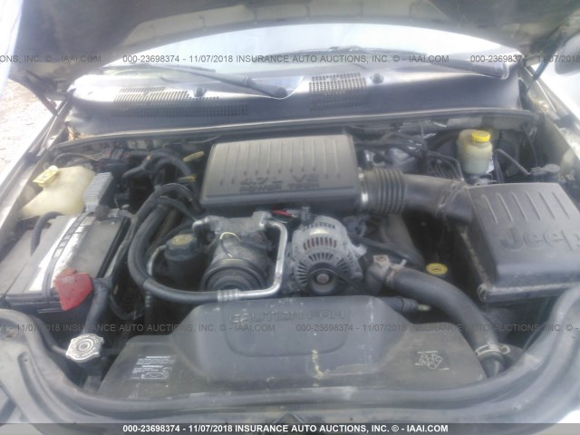 1J4GW48N34C203029 - 2004 JEEP GRAND CHEROKEE LAREDO/COLUMBIA/FREEDOM 灰色 照片 10