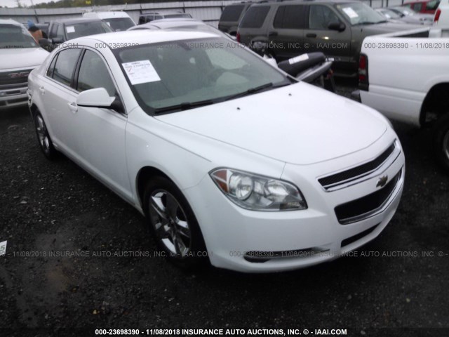1G1ZC5EB0A4131809 - 2010 CHEVROLET MALIBU 1LT WHITE photo 1