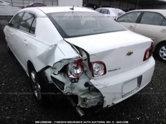 1G1ZC5EB0A4131809 - 2010 CHEVROLET MALIBU 1LT WHITE photo 6