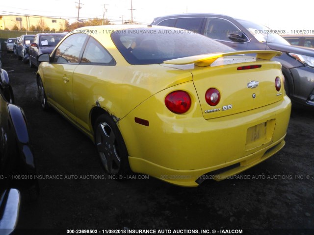 1G1AP18P177351274 - 2007 CHEVROLET COBALT SS SUPERCHARGED YELLOW photo 3