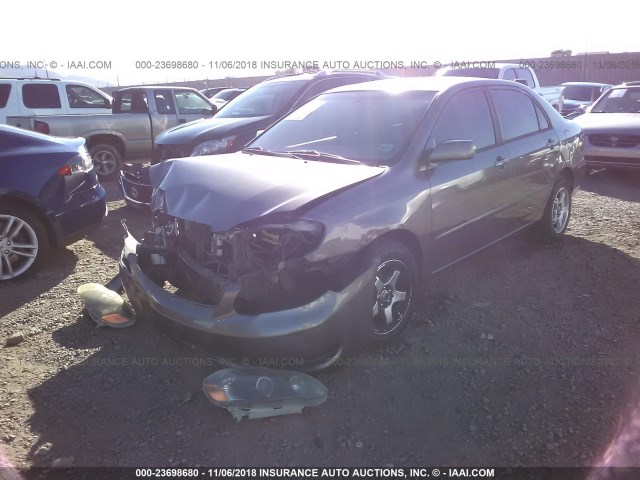 1NXBR32EX7Z885914 - 2007 TOYOTA COROLLA CE/LE/S GRAY photo 2