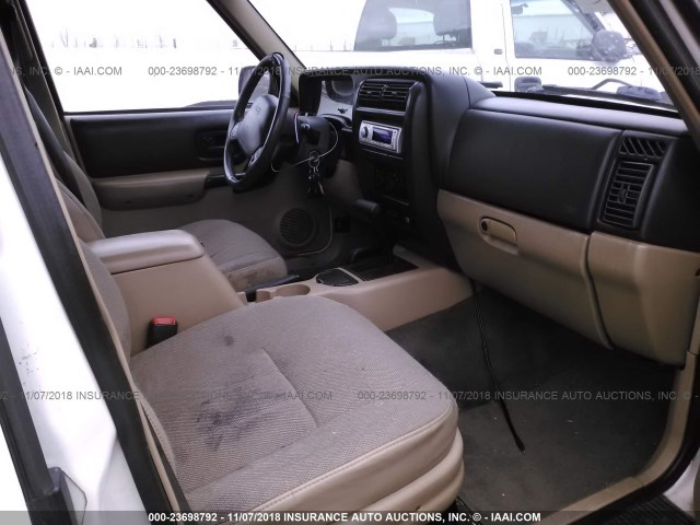 1J4FF68S8XL648903 - 1999 JEEP CHEROKEE SPORT/CLASSIC თეთრი ფოტო 5