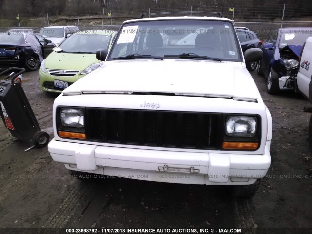 1J4FF68S8XL648903 - 1999 JEEP CHEROKEE SPORT/CLASSIC თეთრი ფოტო 6