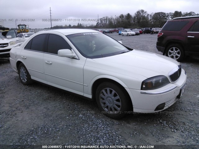 1LNHM86S44Y630525 - 2004 LINCOLN LS WHITE photo 1