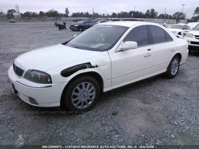1LNHM86S44Y630525 - 2004 LINCOLN LS WHITE photo 2