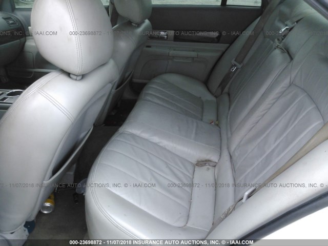 1LNHM86S44Y630525 - 2004 LINCOLN LS WHITE photo 8