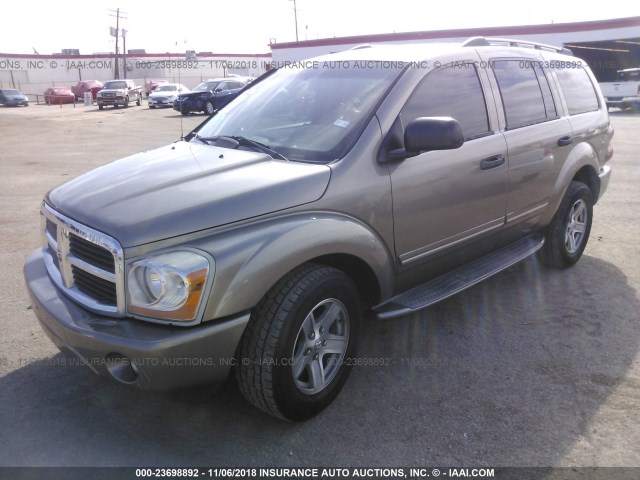 1D4HD58206F189672 - 2006 DODGE DURANGO LIMITED GOLD photo 2