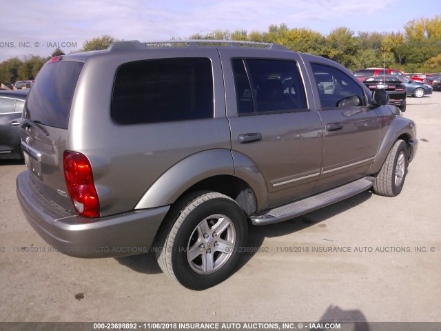 1D4HD58206F189672 - 2006 DODGE DURANGO LIMITED GOLD photo 4