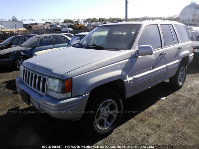 1J4GZ78Y6VC604045 - 1997 JEEP GRAND CHEROKEE LIMITED/ORVIS GRAY photo 2