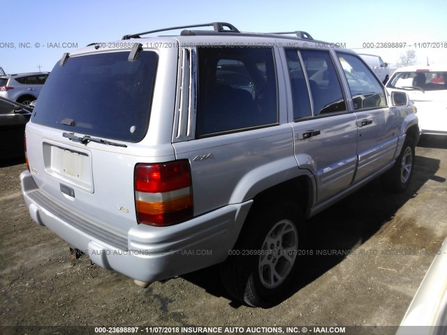 1J4GZ78Y6VC604045 - 1997 JEEP GRAND CHEROKEE LIMITED/ORVIS GRAY photo 4