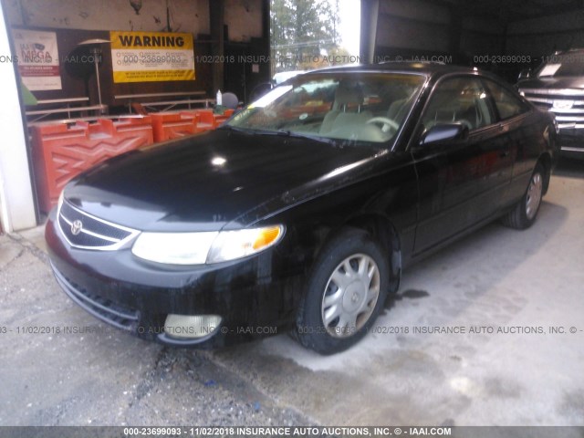 2T1CF22P5XC208862 - 1999 TOYOTA CAMRY SOLARA SE/SLE შავი ფოტო 2