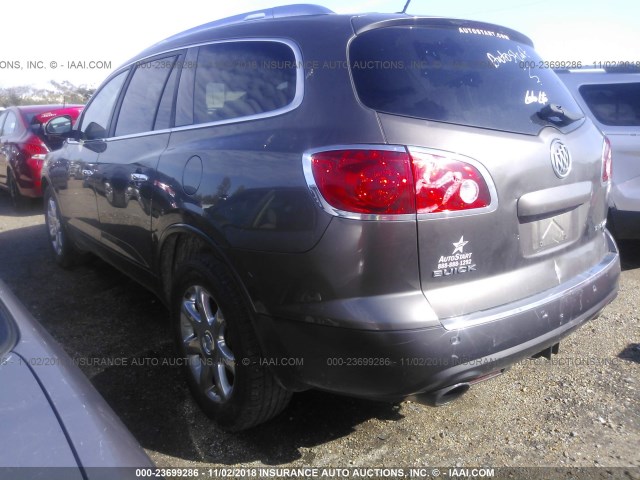 5GAER23728J258818 - 2008 BUICK ENCLAVE CXL BROWN photo 3