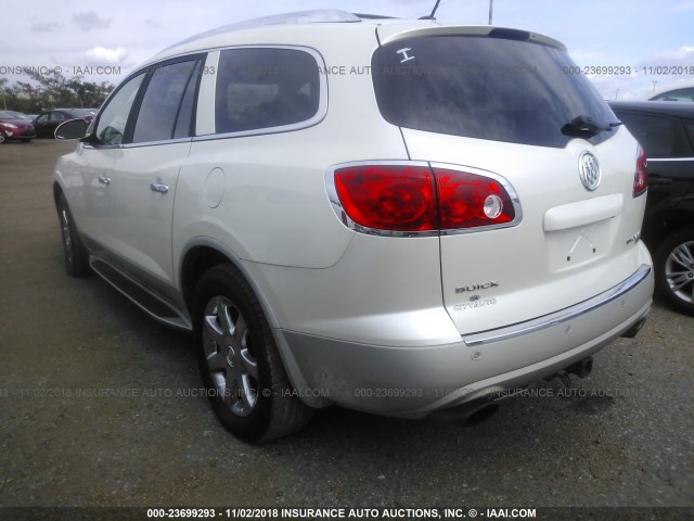 5GALVCED5AJ198826 - 2010 BUICK ENCLAVE CXL 奶油色 照片 3