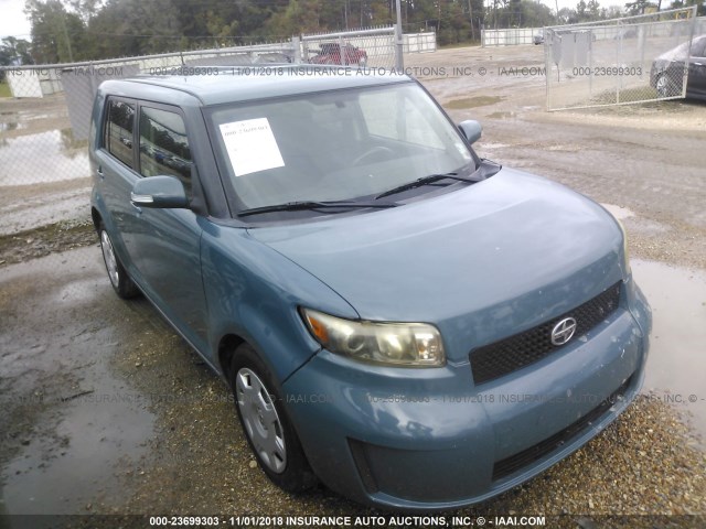 JTLKE50E981012418 - 2008 TOYOTA SCION XB ლურჯი ფოტო 1