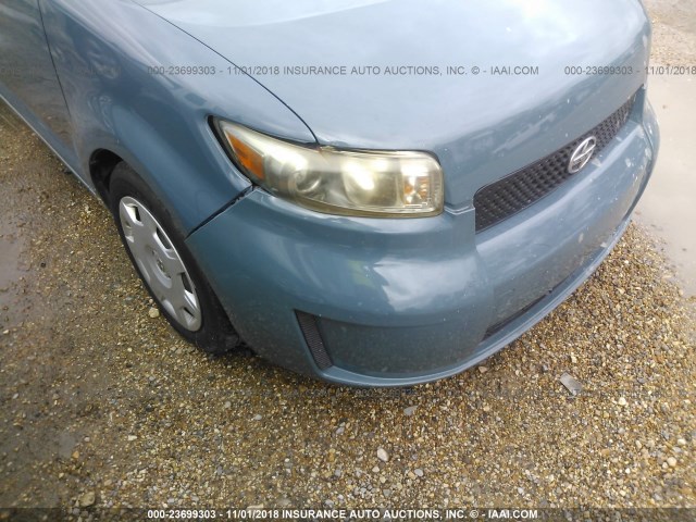 JTLKE50E981012418 - 2008 TOYOTA SCION XB ლურჯი ფოტო 6