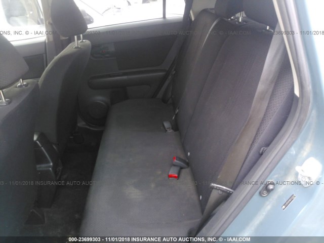 JTLKE50E981012418 - 2008 TOYOTA SCION XB ლურჯი ფოტო 8
