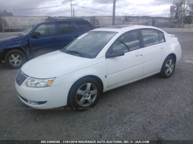 1G8AL55B06Z126845 - 2006 SATURN ION LEVEL 3 WHITE photo 2