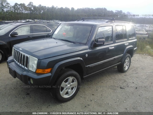 1J8HG48N67C671454 - 2007 JEEP COMMANDER Mavi foto 2