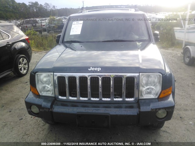 1J8HG48N67C671454 - 2007 JEEP COMMANDER Mavi foto 6
