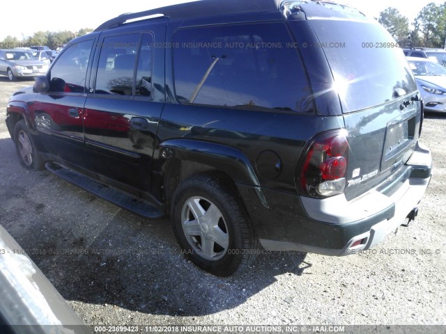 1GNET16S136155418 - 2003 CHEVROLET TRAILBLAZER EXT GREEN photo 3