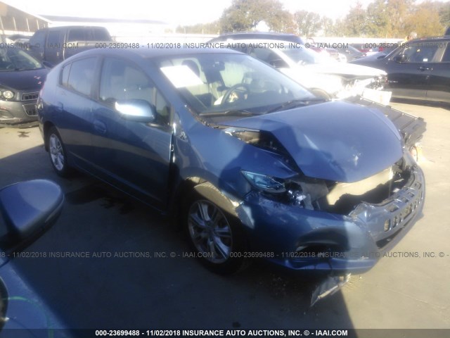 JHMZE2H78AS037369 - 2010 HONDA INSIGHT EX BLUE photo 1