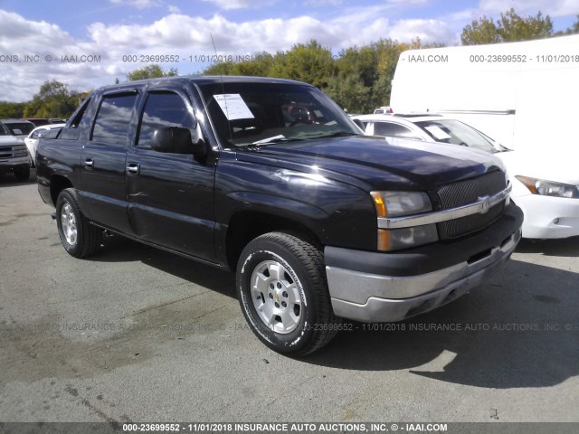 3GNEC13T73G331058 - 2003 CHEVROLET AVALANCHE C1500 BLACK photo 1