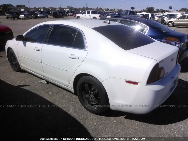 1G1ZA5E01CF394287 - 2012 CHEVROLET MALIBU LS თეთრი ფოტო 3