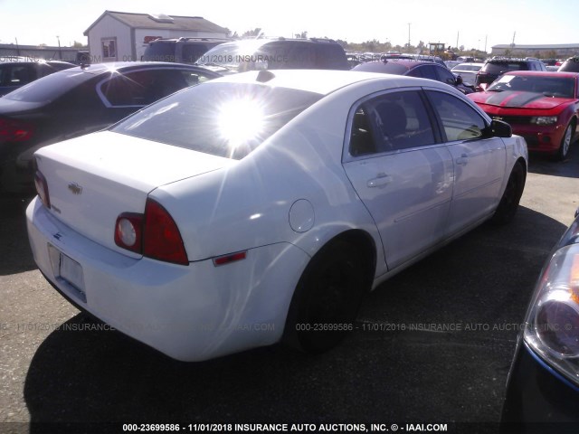 1G1ZA5E01CF394287 - 2012 CHEVROLET MALIBU LS თეთრი ფოტო 4