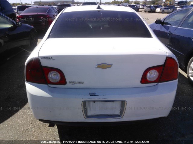 1G1ZA5E01CF394287 - 2012 CHEVROLET MALIBU LS თეთრი ფოტო 6